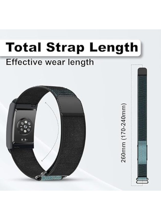 Nylon Replacement Band, Compatible with Amazfit Helio Strap – Adjustable, Breathable Sport (Wristband for Fitness Tracker, Comfortable for All-Day Wear (ONLY STRAP) For Amazfit - Image 4